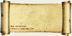 Jakov Bunjevac vizit kartica